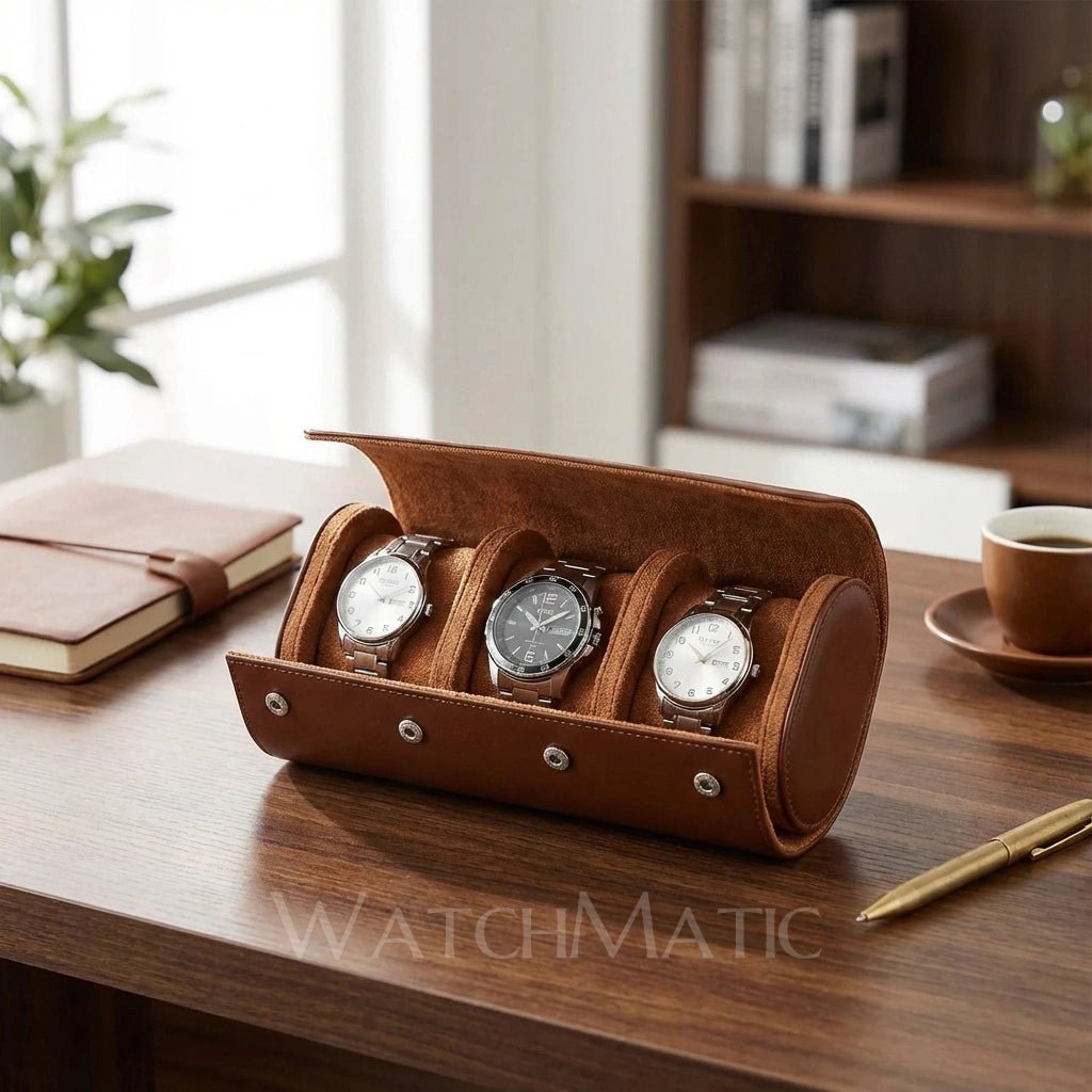 WATCHMATIC Nomad Triple Watch Roll 14:94JT-51;400036410:9194567219Just Box - WatchMatic